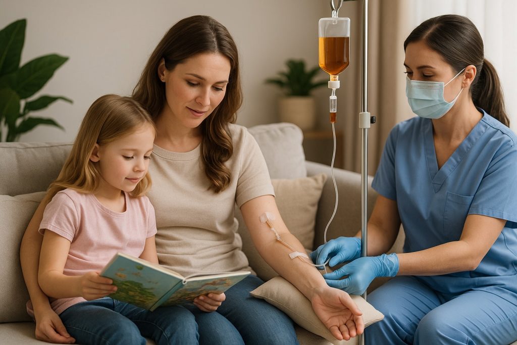 Капельница с железом на дому